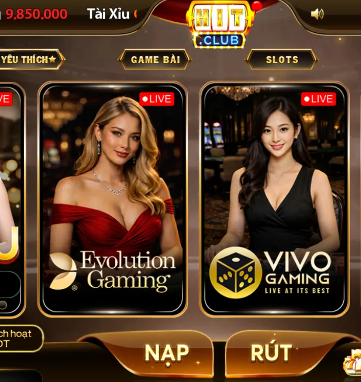 Các Dòng Game Hấp Dẫn Tại Casino Online HitClub Trải Nghiệm Giải Trí Đẳng Cấp Quốc Tế