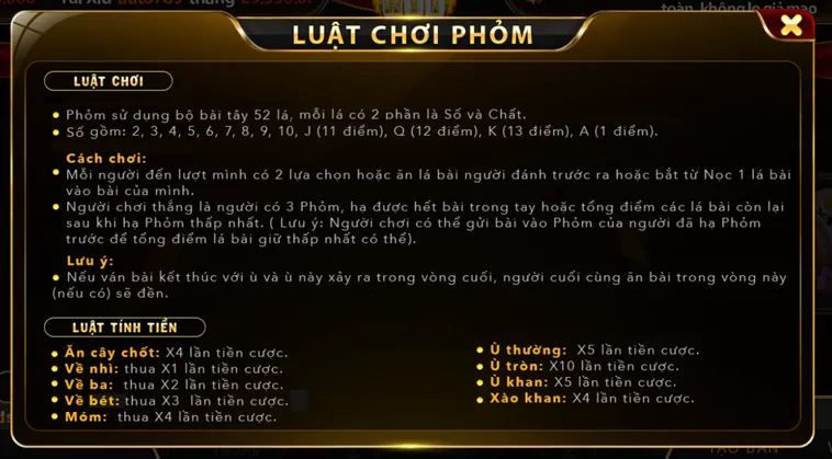 Trải Nghiệm Đỉnh Cao Khi Tham Gia Chơi Phỏm Tại HitClub Đẳng Cấp Nhất