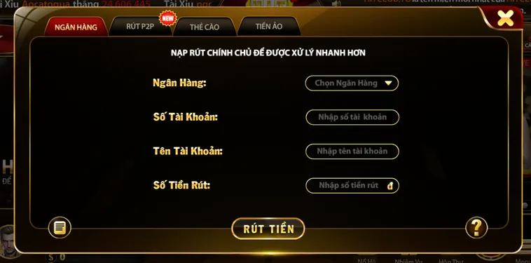 Rút Tiền HitClub An Toàn Nhanh Chóng Trong Vài Phút