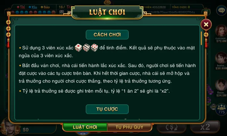 Hướng Dẫn Cách Chơi Casino Sicbo Đại Phú Quý Tại HitClub Đẳng Cấp Thượng Lưu