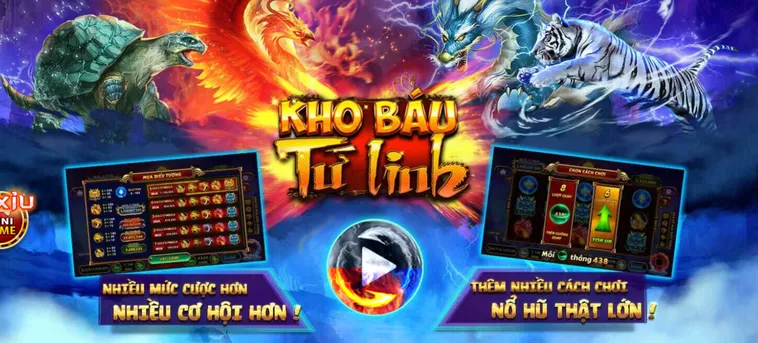 Siêu Phẩm Nổ Hũ Kho Báu Tứ Linh Tại HitClub Đỉnh Cao Cho Các Cao Thủ